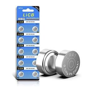 LiCB 10Pack LR41 AG3 392 384 192 Battery 1.5V Button Coin Cell Batteries